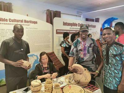 黎(li)藤越洋(yang)綻芳華(hua) 昌(chang)江大仍村非遺傳(chuan)承人(ren)陳桂紅非洲行(xing)記